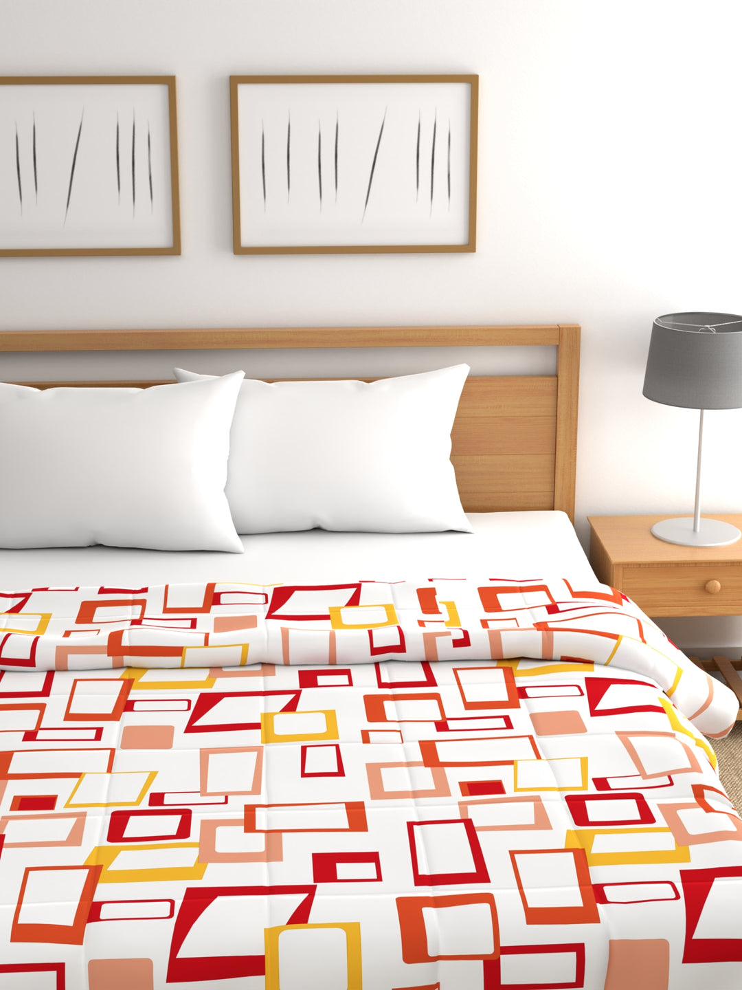 Home Ecstasy 100% Cotton 200GSM Geometric Comforter