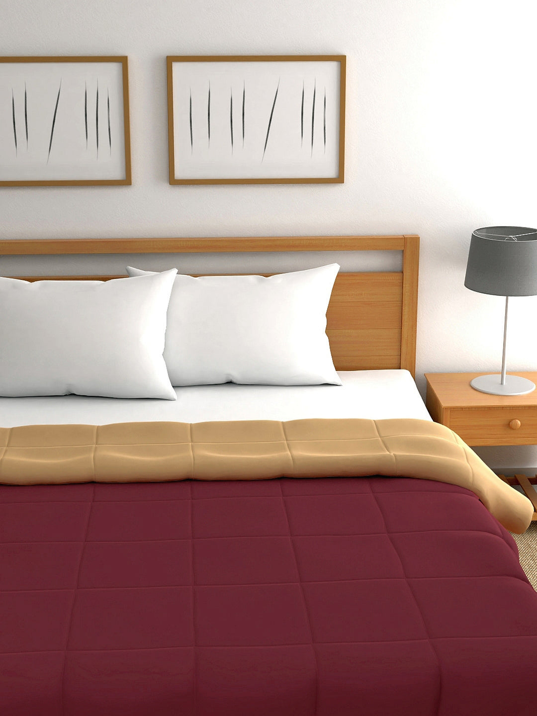 Home Ecstasy 100% Cotton 200GSM Solid Comforter