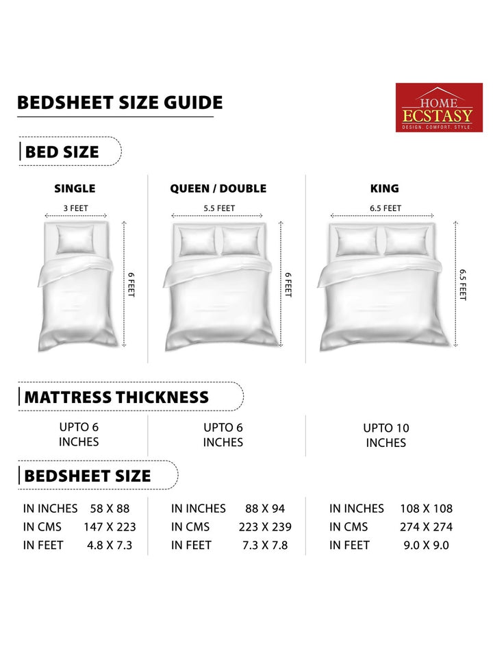 Home Ecstasy 100% Cotton 200GSM Ethnic Comforter